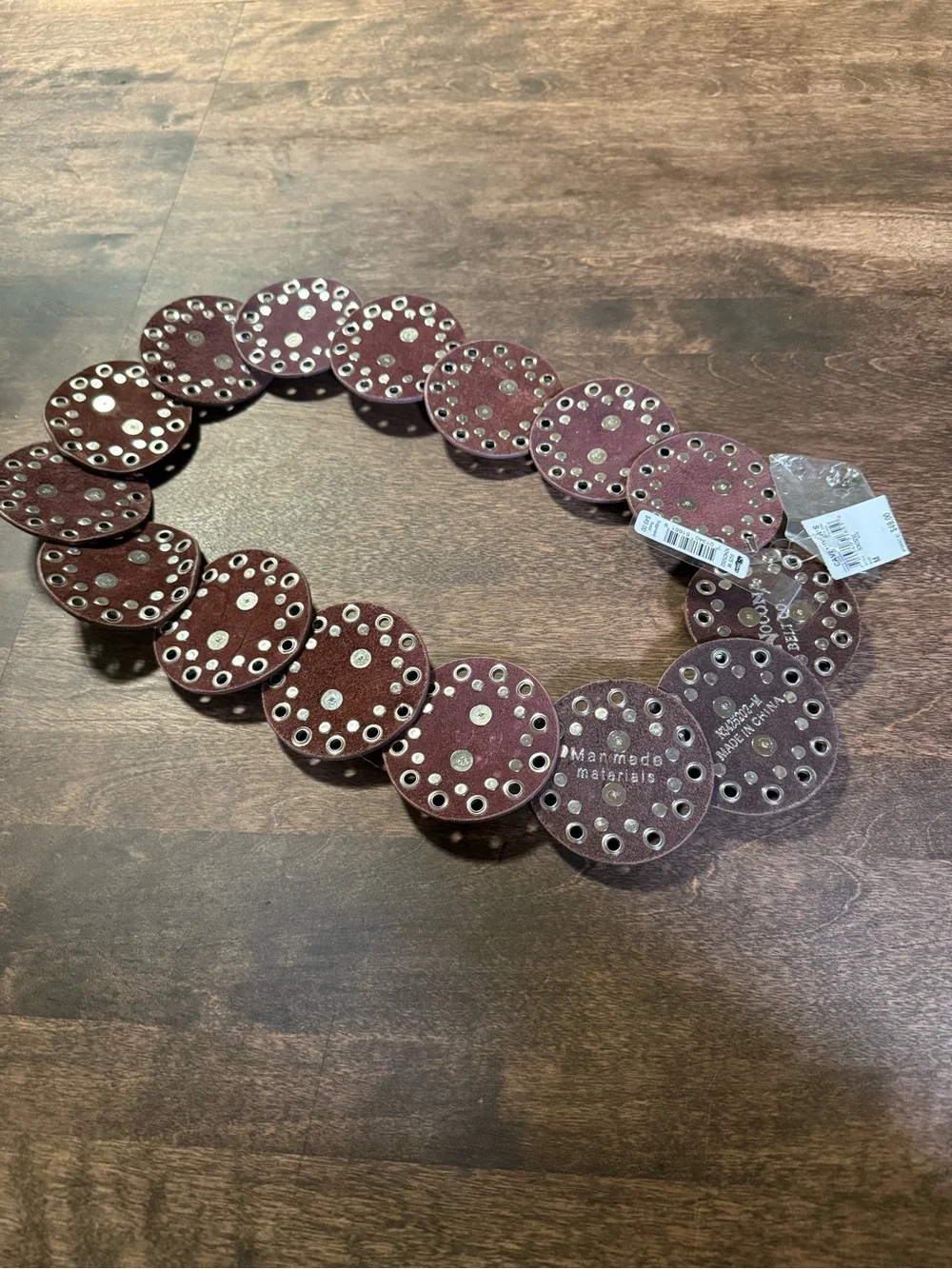 Nocona Brown Western Concho Studded Belt from Cavender’s